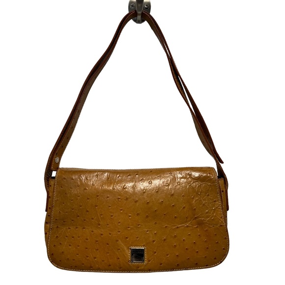 Dooney & Bourke Handbags - Authentic Vintage Dooney & Bourke Ostrich Adjustable Crossbody Shoulder purse